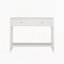 29.53" Tall Console Table with Drawers, Narrow Wood Accent Sofa Table Entryway Table with Storage Shelf for Entryway, Front Hall, Hallway, Living Room, White