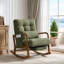 Classic Rocking Chair, Rocker Nursery Chair, Accent Reading Chair for Living Room