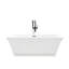 Baignoire de trempage autoportante en acrylique 59 po x 30 po Orion-1474183280