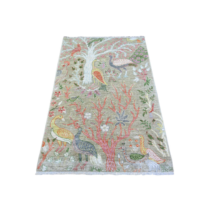 Tapis vert nouvel âge 3 pi 4 po x 4 pi 10 po Wendylee