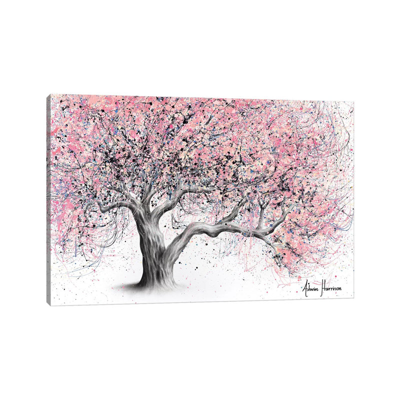 Taffy Blossom Tree by Ashvin Harrison - Wrapped Canvas Print, 30.48 cm H x 45.72 cm W