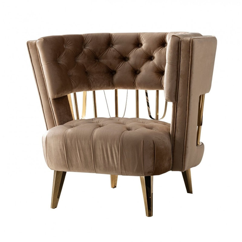 Fauteuil demi-tonneau Alaettin