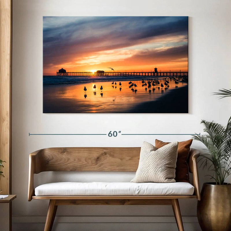 Gillard Huntington Beach Seagulls, H 34 po x l 51 po