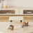 Creamy style modern simple coffee table