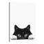 Night Cat - Wrapped Canvas Print-1330722513