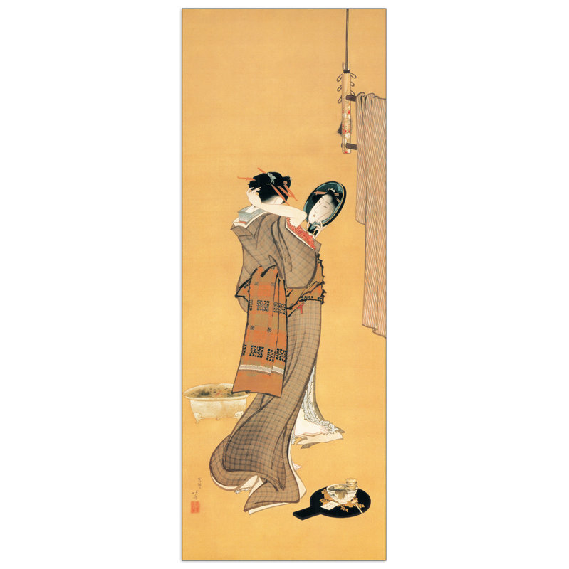 Hokusai - No Frame Painting on Wood