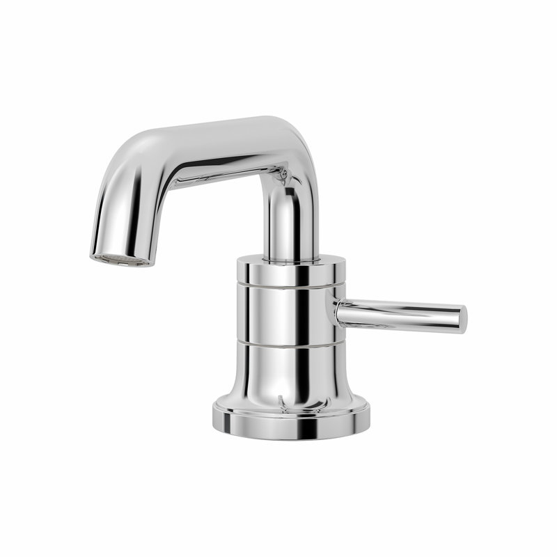 Robinet de salle de bain monotrou avec drain TENET, Chrome poli