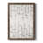 Toile avec cadre noyer