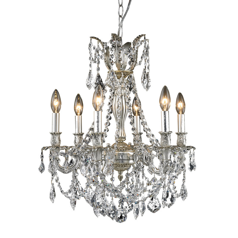 Lustre empire en cristal 6 lumières Traditional