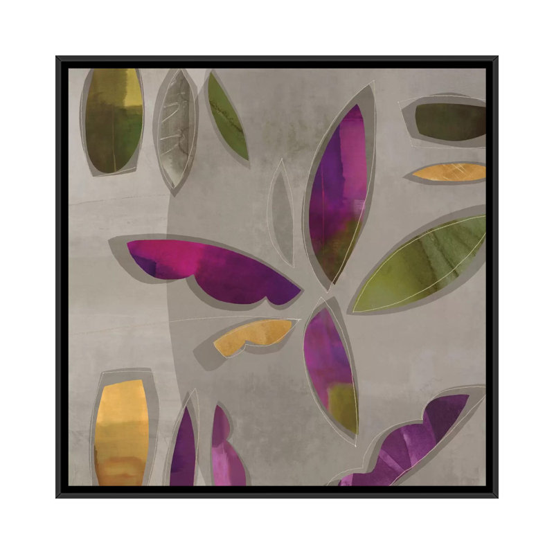 «Dance I», reproduction d'art sur toile, H 18 po x l 18 po x P 1,5 po, Toile encadrée noire, Pas de tapis