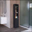 Armoire de rangement en lin avec une porte Parks, une grande armoire de salle de bain avec 6 tablettes, pour salle de bain, salon, cuisine-598566859