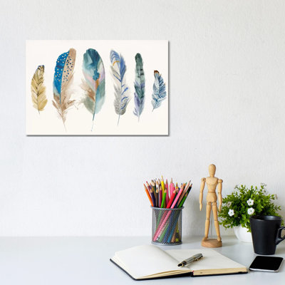 Feather Weather I by PI Galerie - Wrapped Canvas Gallery-Wrapped Canvas Giclée