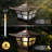 Solar Low Voltage Integrated LED Fence Post Cap Light 4 In. X 4 In. with Base Adapter Included