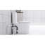 Toilette 600W pour la conception du sous-sol: double chasse, siège confortable de 17,25 po, fermeture en douceur, 3 entrées d'eau, blanc avec haute performance: entrées confortables