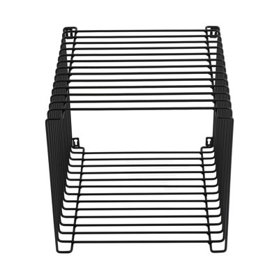 Square Side Table, Iron Multi-Purpose Side Table, Square Cage End Table