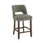 Tabouret de comptoir rembourré en bois massif-87925480-87925485