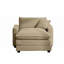 Fauteuil d'appoint simple en velours côtelé-1256305797