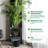 22" Tall Round Planter Set of 2, Self Watering Pots for Indoor Plants, Large Flower Pot Outdoor with Built-in Drainage and a Water Level Monitor, for Patio, Porch, Living Room, or Home Office