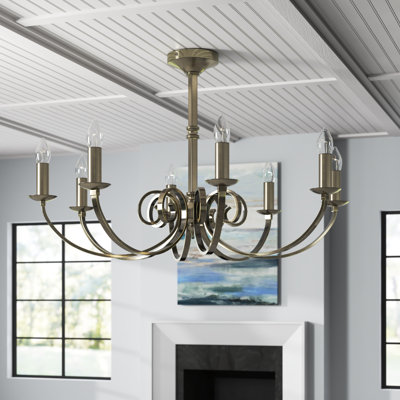 Ameche 8 - Light Candle Chandelier