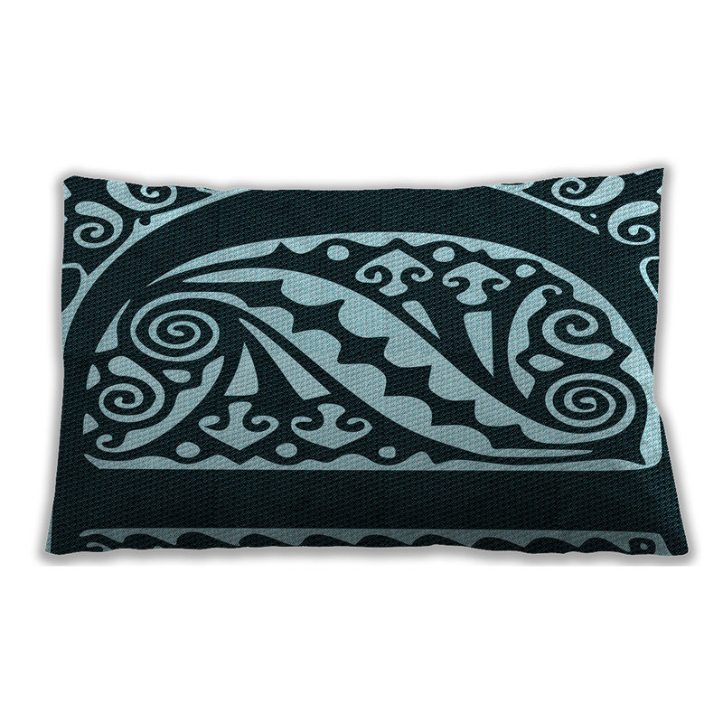 Coussin à motifs 208, Microsuède, Gris