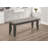 Springhill Leatherette Upholstered Wood Dining Bench Cappuccino
