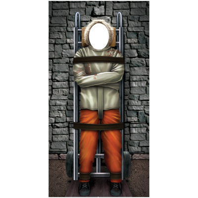Halloween Convict Photo Prop Stand-Up