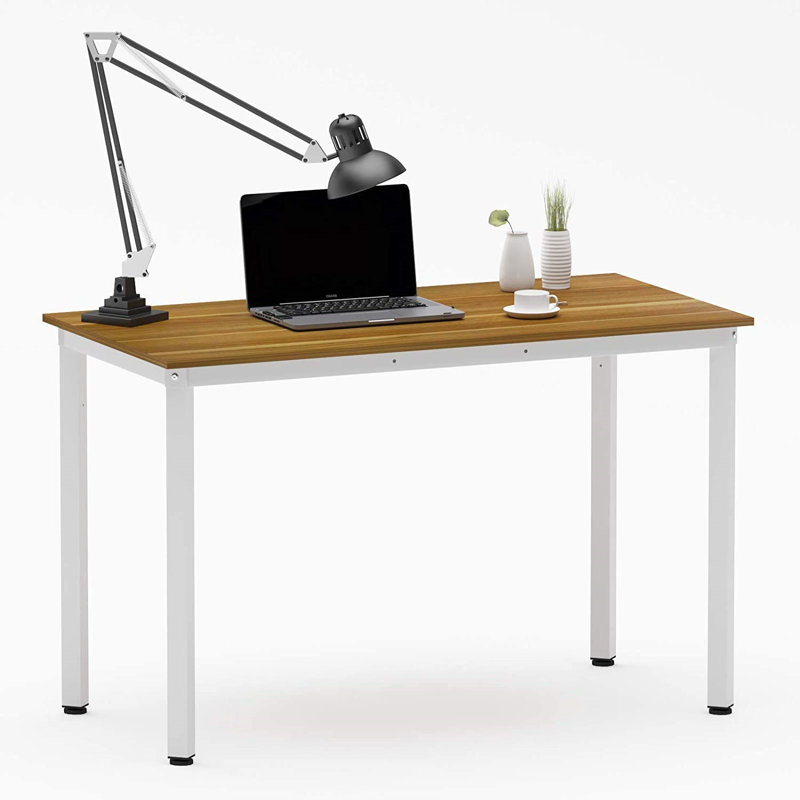 Bureau d'écriture Shonique, H 29,53 po x l 39,37 po x P 23,62 po, Noyer / Blanc