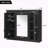 35 Inch Wall Mounted Medicine Cabinet with 4 Shelves - Black-1014699415