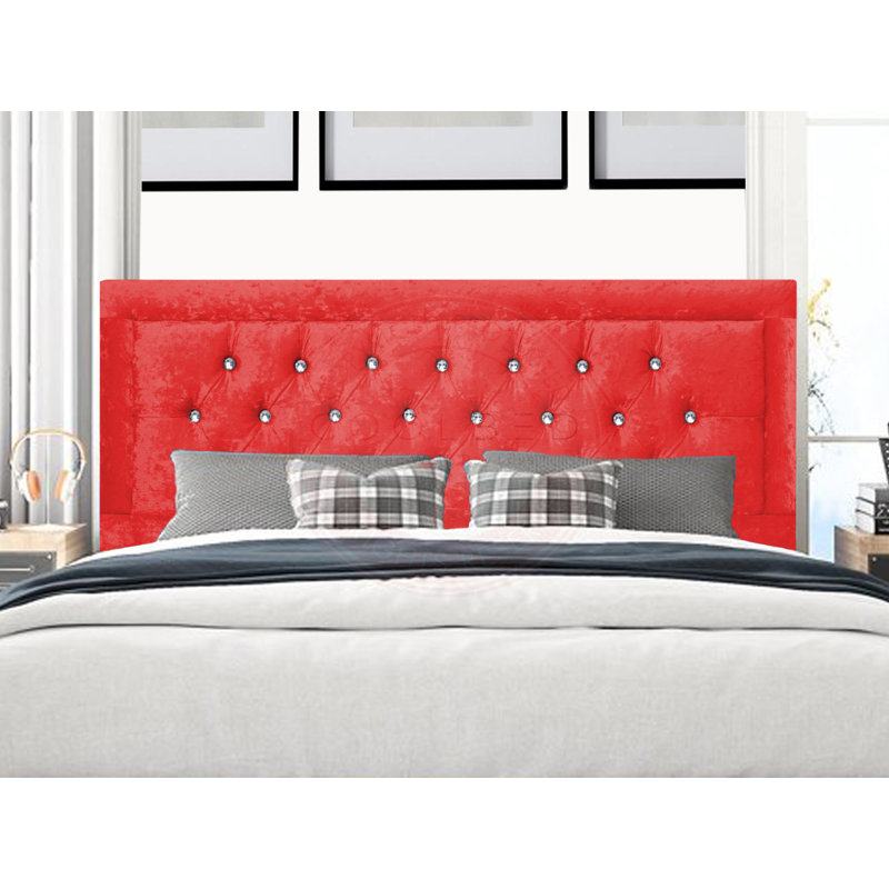 Lechlade Upholstered Headboard, Small Double (4'), Gold