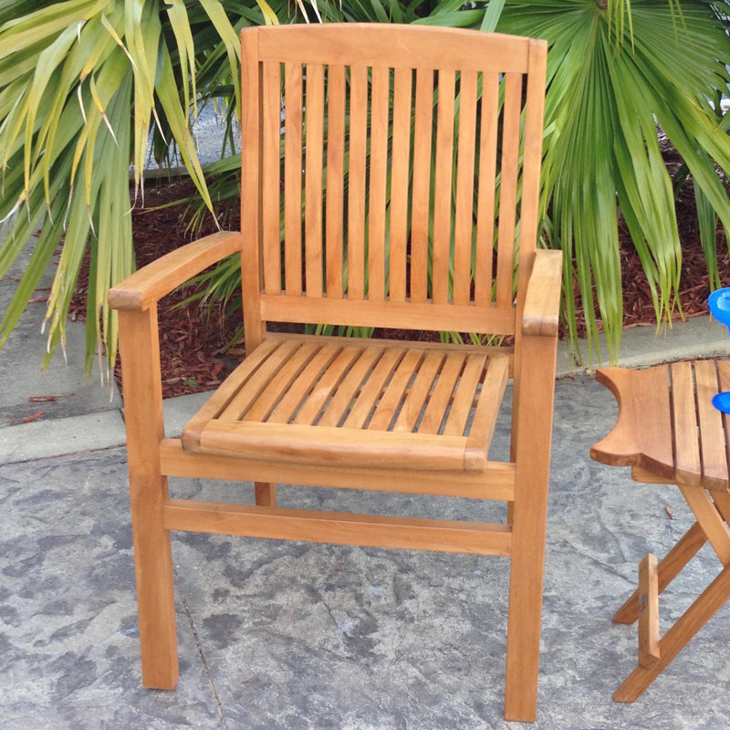 Chaise de patio teck Greg