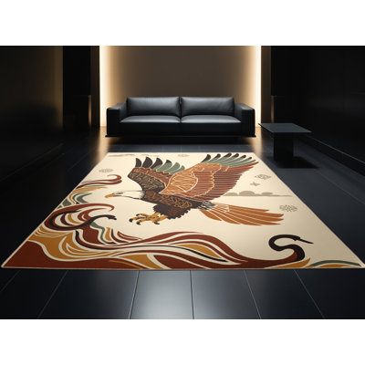 Tapis oriental doux et moelleux de style oriental Great Spirit - beige
