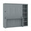 Lit escamotable Murphy avec bureau, cadre de lit mural peu encombrant avec tablettes de rangement-1688549999-1688549968