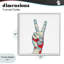 Estampe numérique Pop Style Peace Gesture, design par Kim Curationa-663530159-663530153