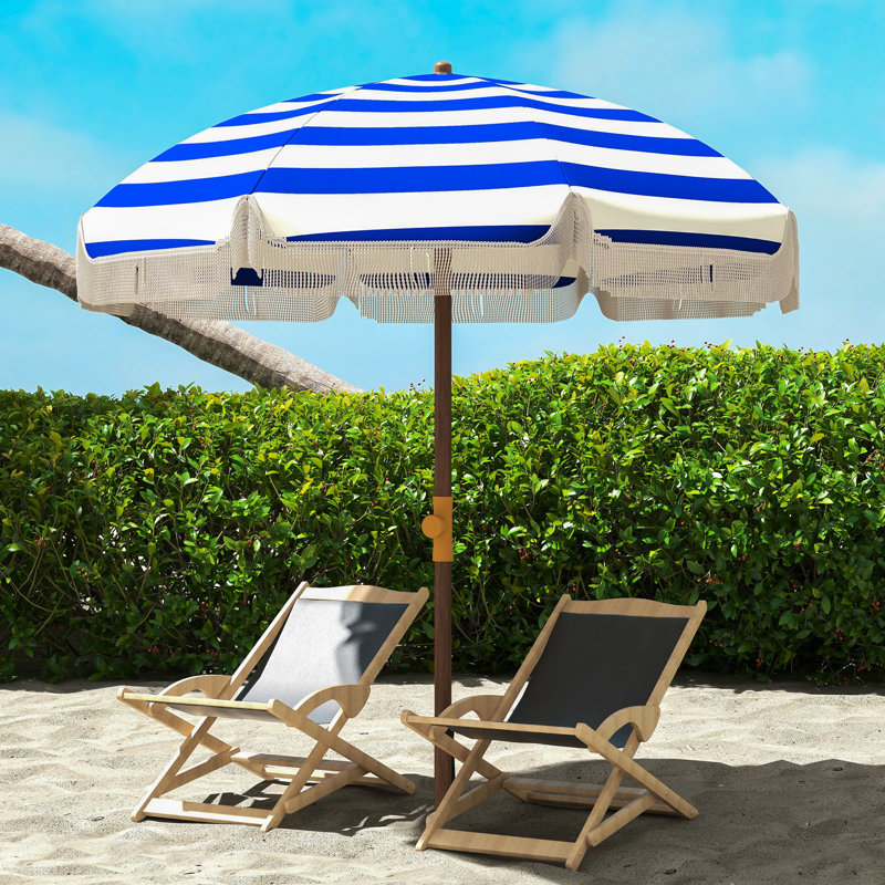 Parasol de plage portatif Outsunny