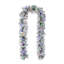 9Ft Pre-Lit Snow Flocked Greenery Pine Christmas Garland With Lights And Timer
