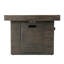 ANCHORAGE 32'' WOOD SQUARE MGO FIRE PIT BROWN - 40,000 BTU-1276630761