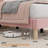 Twin Size Velvet Upholstered Platform Bed Frame with Adjustable Height Headboard, No Box Spring Needed, Easy Assembly - Pink-2014041868-2014041865