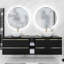 140mm Double Bathroom Vanity with Ceramic Basin