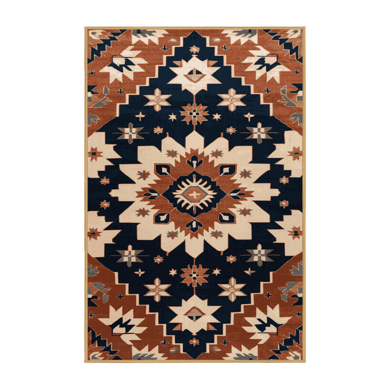 Tapis brun turc lavable à la machine, Tapis de couloir 2 pi x 5 pi