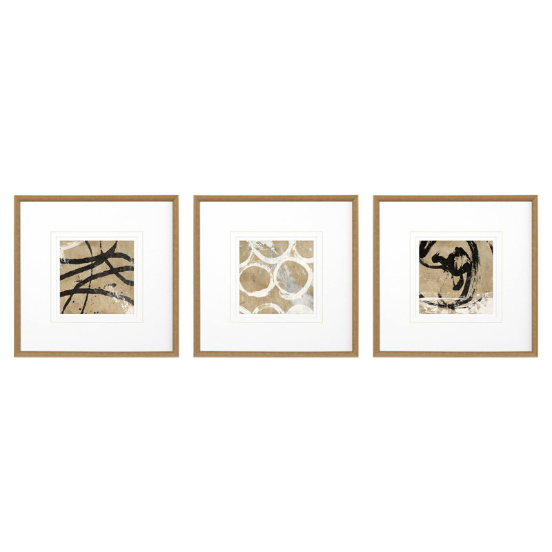 Grammercy I S / 3 encadré 3 pièces par Nicoll Print