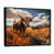 Black Floater Framed