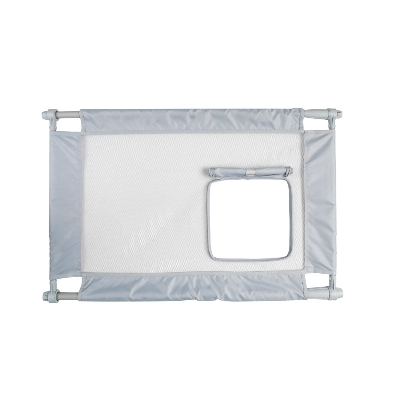 Barrière pour chien pliable et réglable, Gris