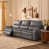 Gray Faux Leather