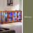 LED Curio Display Cabinet Antique Display Cabinet With Glass Doors Adjustable Shelves-1272869858