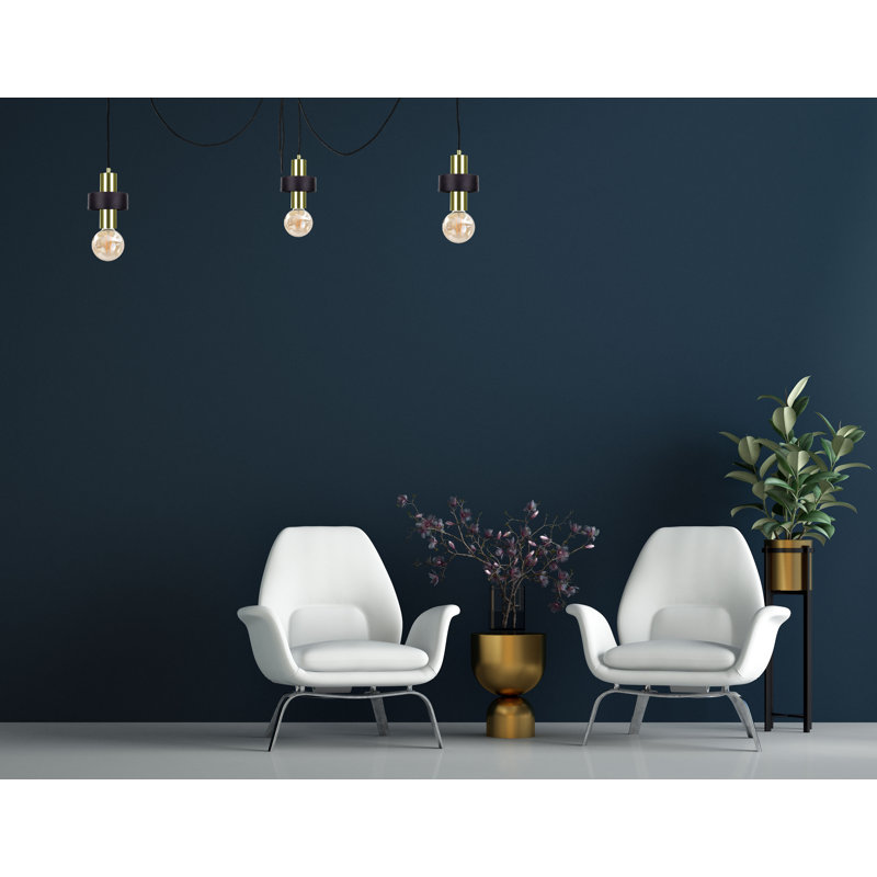 Bernda 3 - Light Cluster Pendant, Black/Gold
