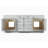 Disar 78'' Double Bathroom Vanity Base only-111753630