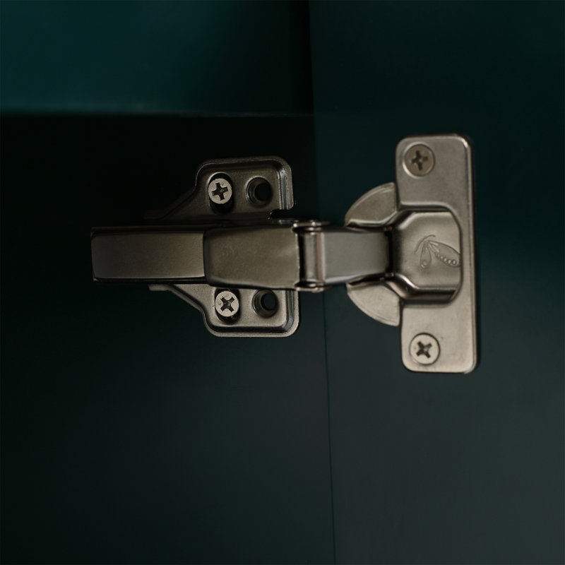 Meuble de rangement pour salle de bain Yansi, Vert