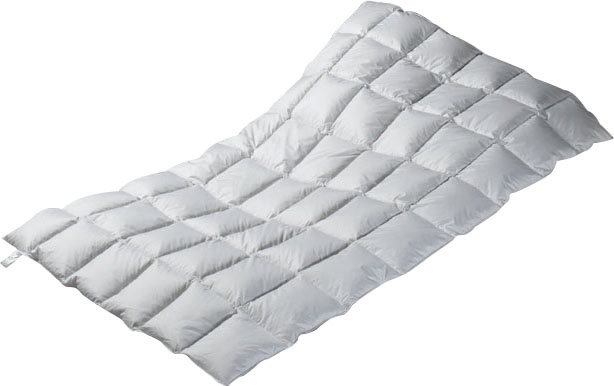 Light Warming Duvet, 135 x 200cm, 50% down and 50% feathers