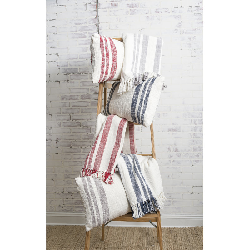 Dominika Morgan Cement Woven Throw Blanket, Canyon