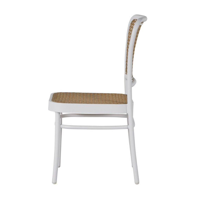 Bordeaux Patio Dining Side Chair, Natural Sunbrella®